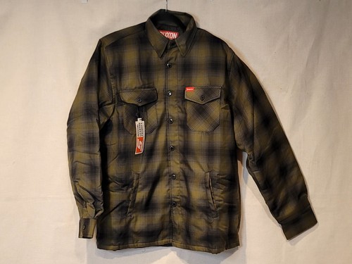 Snap-on Dixxon XL plaid olive quilted jacket