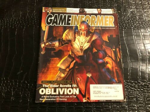 OCT 2004 GAMEINFORMER video game magazine (F3-BX7) ELDER SCROLLS - OBLIVION - Picture 1 of 1