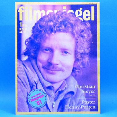 DDR Filmspiegel 1 1981 Henny Porten Christian Steyer Jean-Paul Belmondo DEFA H