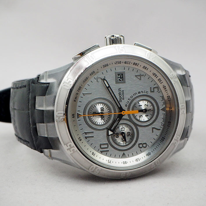 SWATCH SWISS automatic chronograph, size 45mm, Bronz dial SWATCH SWISS automatic chronograph, size 45mm, Bronz dial