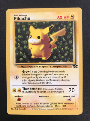 pokemon black star cards Pikachu (012) [Nintendo: Black Star Promos] main image 1