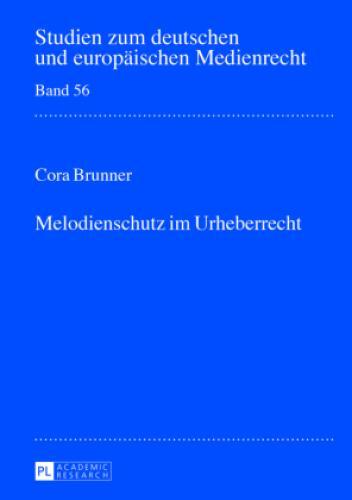 Thumbnail - Melodienschutz Urheberrecht Dissertationsschrift 5397