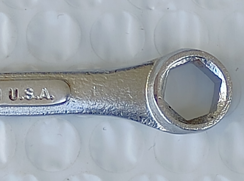 S-K TOOLS USA C-12, 3/8" COMBINATION WRENCH, 4.5" LONG, 6 POINT. - Picture 4 of 9