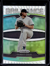GERRIT COLE 2020 Panini Prizm Brilliance Silver Prizm NEW YORK YANKEES #B-2