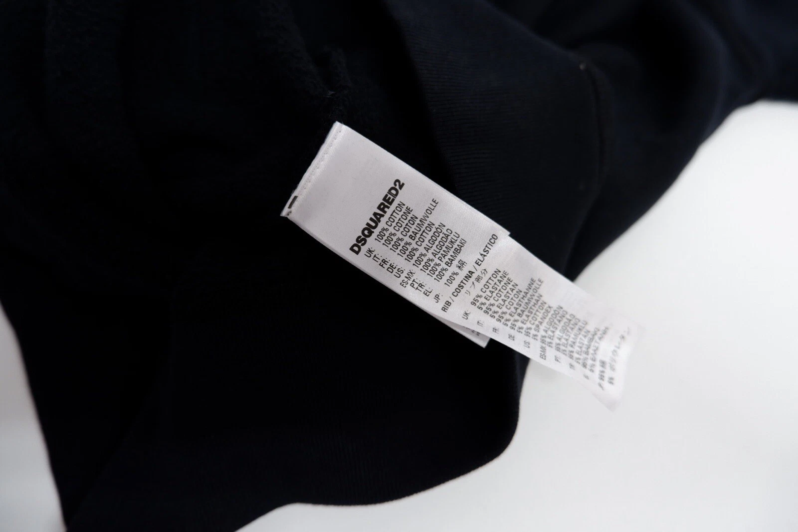 Felpa con cappuccio Dsquared2 DS2 ragazzo taglia età 12 anni nera indossata una volta immacolata