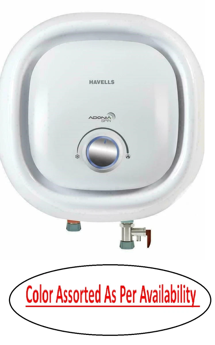 Havells Adonia Spin 10 L Power Cord With 3 Pin Plug u0026amp; 2 Flexi Pipe  Water Geyser | eBay
