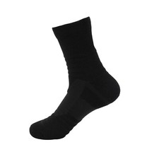 Lot 1-12 Black Mens Athletic Cotton Casual Long Sport Work Crew Socks Size 9-11