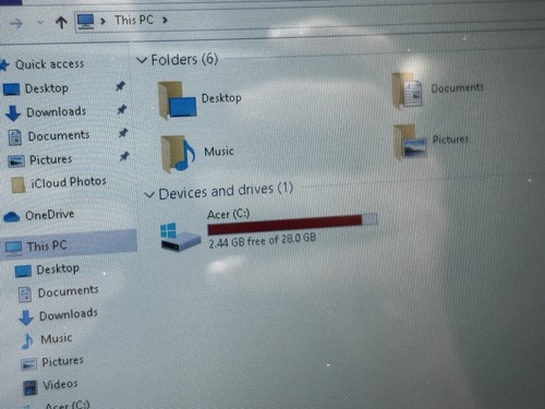 Acer Aspire R3-131T 25GB HDD 4GB RAM Celeron N3160 Win 10Home 465211 - Picture 7 of 13