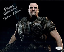 PETER RENADAY Signed GEARS OF WAR 8x10 ADAM FENIX Photo Autograph JSA COA Cert