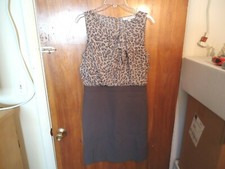 Ann Taylor Loft Size 6 Brown Multi Color Sleeveless Dress " BEAUTIFUL ITEM "