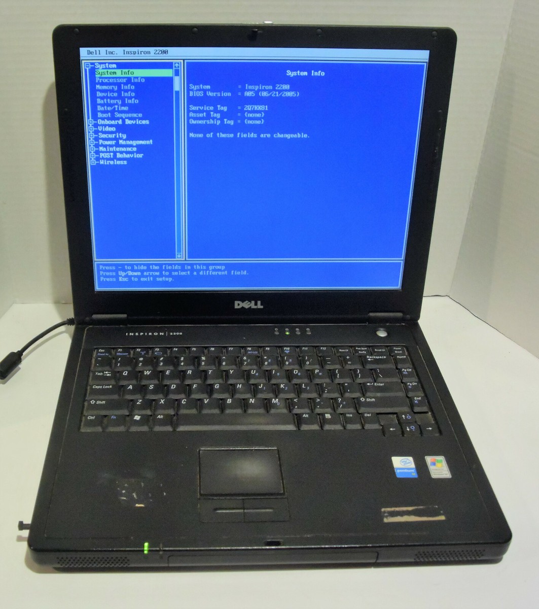Dell Inspiron 2200 14.1'' Notebook (Intel Pentium M 1.70GHz