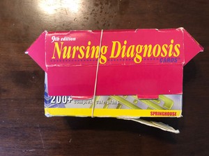 200 Nursing Diagnosis Cards 9th Edition By Cynthia M Taylor And Sheila Sparks Ebay