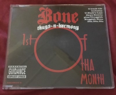 Bone Thugs 'n' Harmony. 1st Of Tha Month. 1995. Hip Hop. Sony. 4 Track CD.