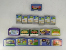 Lot of 10 Leapfrog Leapster Game Cartridges + 7 Vtech + 1 Tiger Cartridge