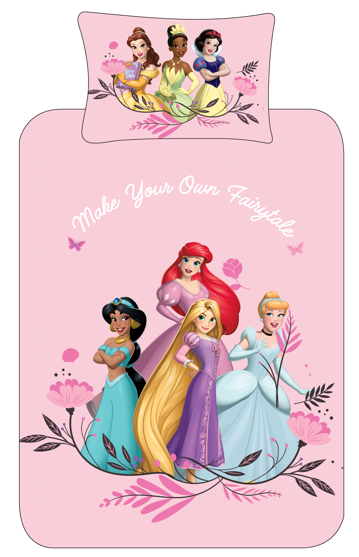 Disney Princess Single Double Bedding Set Reversible Duvet Cover