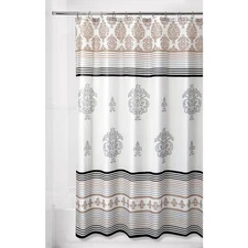 Essential Home Fabric Shower Curtain -   Damask Stripe 70 x 72" 