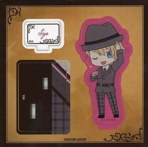 Acrylic Stand Panel Syo Kurusu Shining Detective Agency Chibi Character Ver. Red