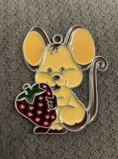 Sun catcher Suncatcher Stained Glass Mouse Strawberry D30