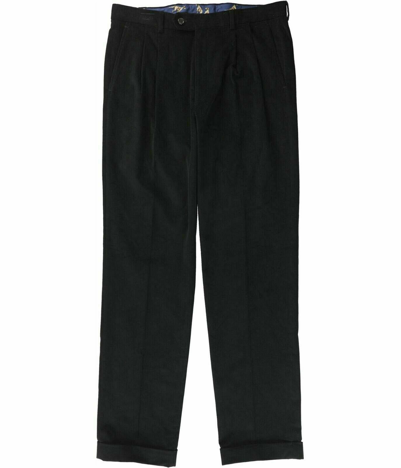 Мужские брюки Lauren by Ralph Lauren черные размер 38х29 см из эластичного кордюра 13490₽