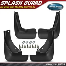 4x Front & Rear Splash Guards Mud Flaps for Nissan Kicks 2018-2024 Sport Utility