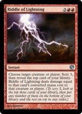 MTG Magic JOU FOIL - Riddle of Lightning/Crible d'éclairs, English/VO