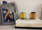Astra Astravan MK4 1.7 DTi CDTi Oil Air Fuel cabin Filter 5LT 10w40 Service Kit