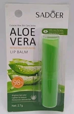SADOER Nourishing 98% Aloe Vera Lip Balm for Moisturized and Refreshed Lips 2.7g