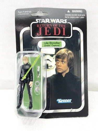 2010 Hasbro Kenner Star Wars Luke Skywalker Endor Capture New Non-mint Card