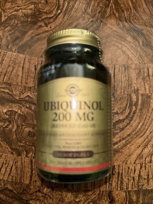 Solgar Ubiquinol  200mg Dietary Supplement 30 Cap 11/2026