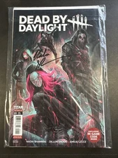 TITAN COMICS Dead By Daylight #1 & #2 Nadia Shammas autograph 2023 Sealed Code 
