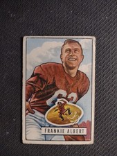 1951 Bowman #103 Frankie Albert San Francisco 49ers VG .