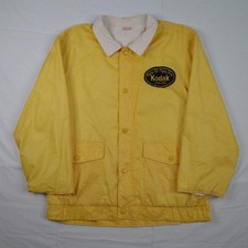 Vintage Kodak Colourfilm Yellow Bomber Worker Jacket Men's Medium Japan Fit