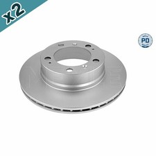 Image of 2x MEYLE Brake Disc Rear Vented 292mm Outer ⌀ 67mm Height Fits Porsche Boxster