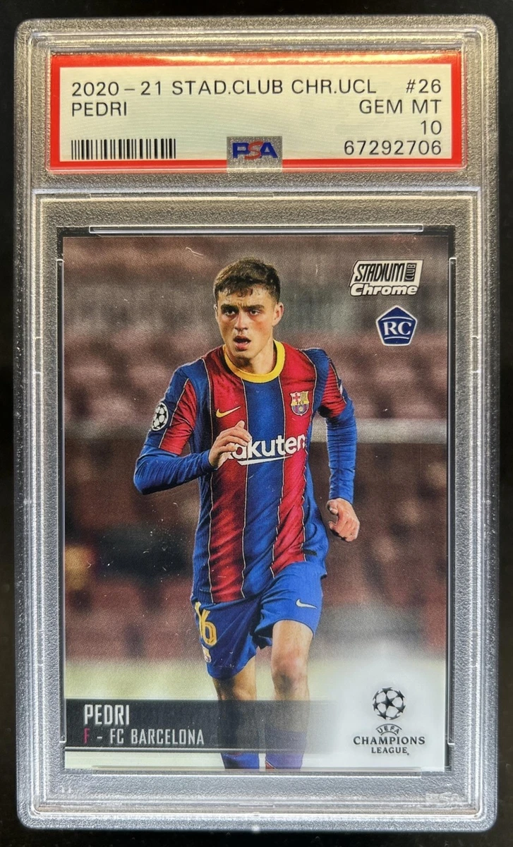 2020-21 Topps Stadium Club Chrome UCL Pedri #26 for sale | eBay