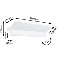 Wandleuchte 13W LED Zigbee Stine Dimmbar Smart Home Tunable CCT Paulmann 79512