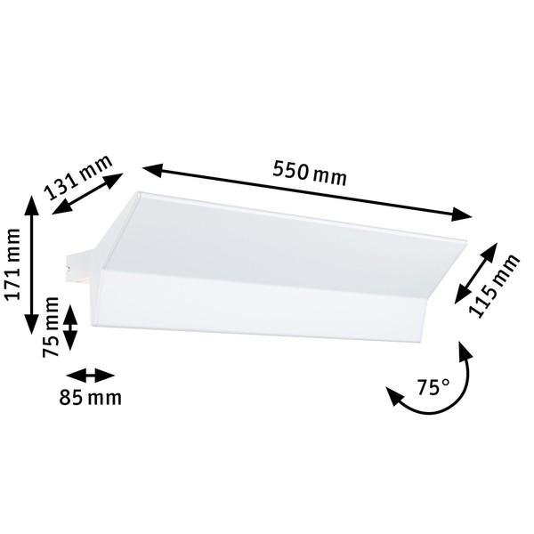 Wandleuchte 13W LED Zigbee Stine Dimmbar Smart Home Tunable CCT Paulmann 79512-image