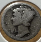 1919-D Mercury Dime Nice Older Dime 90% Silver