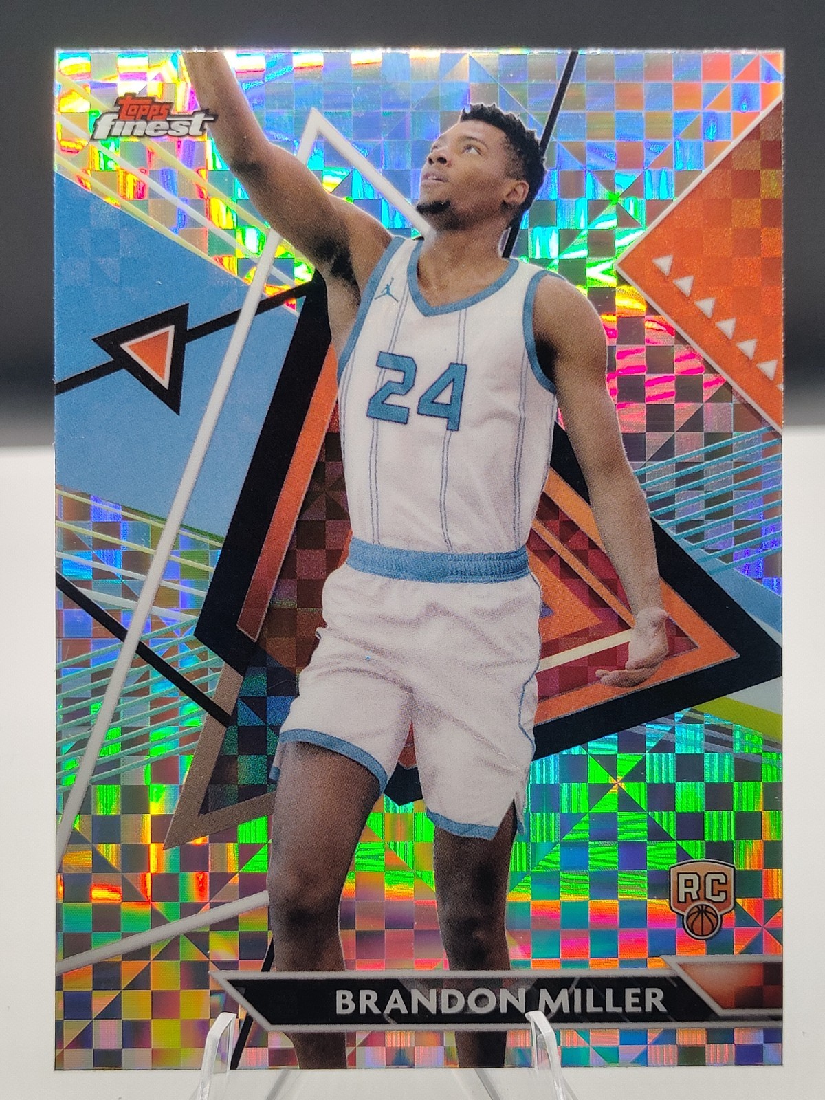 2023-24 Topps Finest Brandon Miller Uncommon 176 X-Fractor Rookie