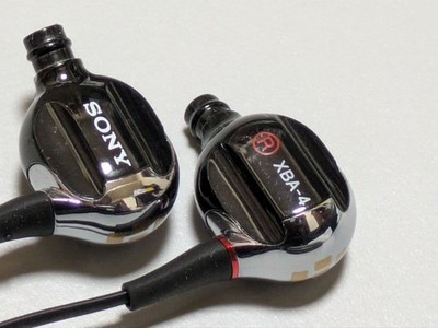 SONY XBA-4SL Balanced Armature In-Ear Headphones High-Resolution Japan Rare