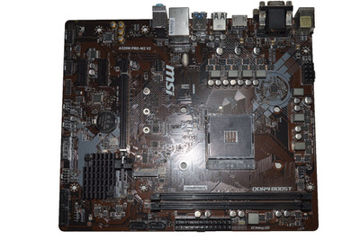 MSI PRO A320M PRO-M2 V2 Socket AM4 DDR4 Micro ATX Motherboard *No I/O Shield*