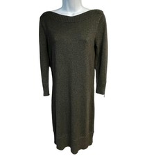 Michael Kors Sweater Dress Long Sleeve Knit Women's Stretch XS Zipper Fall