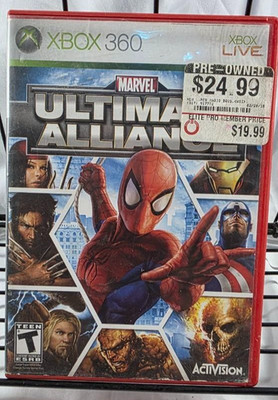 Marvel: Ultimate Alliance (Xbox 360, 2006)   Disc & Cover Art   No Manual   Test