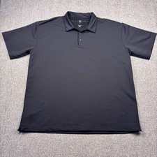 Nike Golf Mens 3XL Polo Shirt Gray Short Sleeve Ribbed Performance Fit Dry