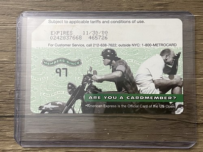 #ad MTA MetroCard American Express US Open Tennis Mint Luke amp; Murphy Jansen Brothers $65.00