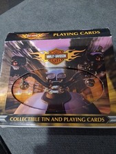 Harley-Davidson Collectible Tin and Playing Cards New Sealed Package