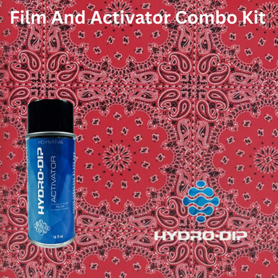 Hydro Dip  Film Activator Combo Kit HD-I407 Red Bandana
