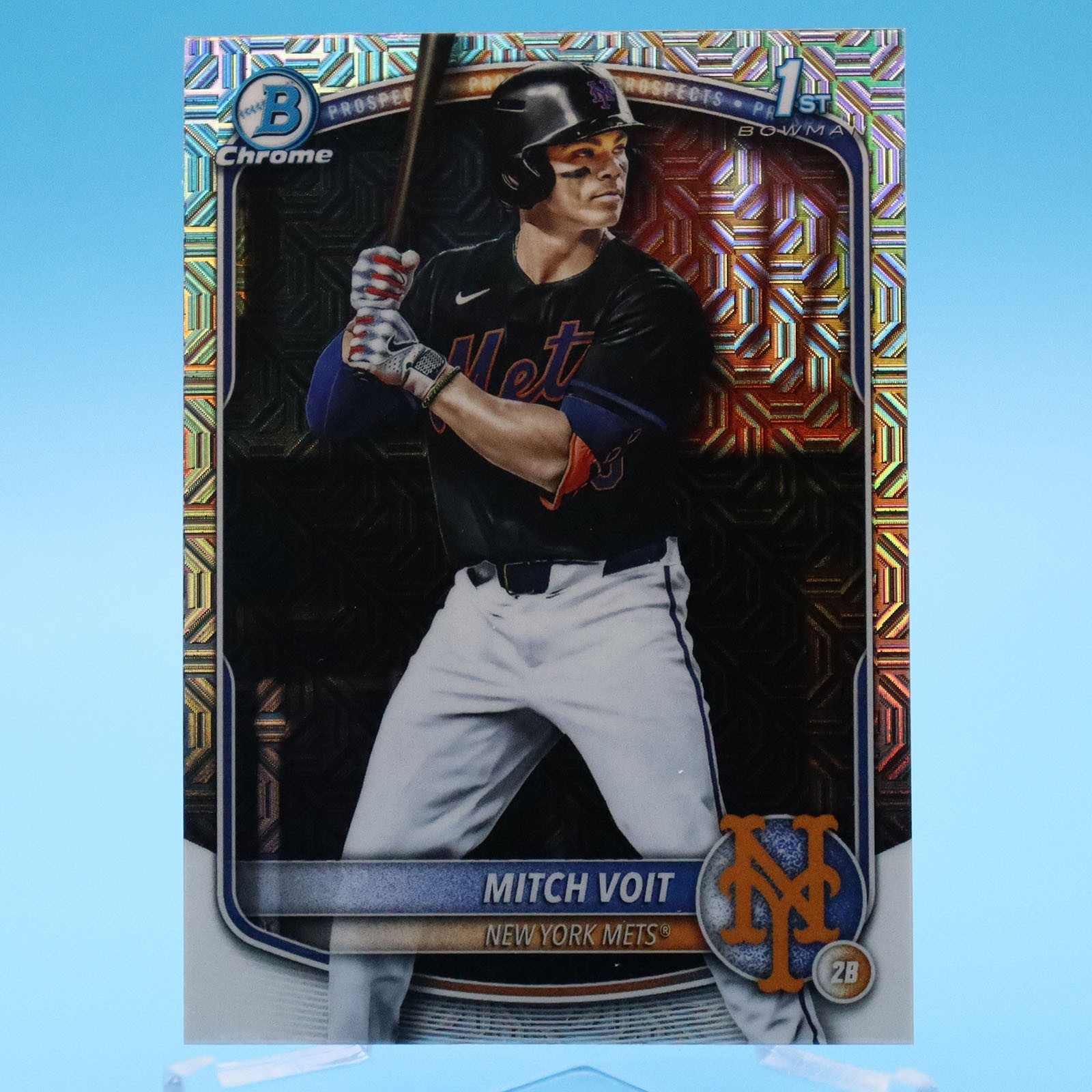 2025 Bowman Draft Chrome Mitch Voit MOJO REFRACTOR #BDC-71 1ST