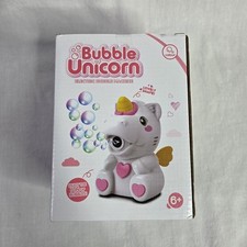 Electric Unicorn Bubble Machine Pink  White For Boys  Girls