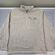 The North Face Jacket Mens XL Gordon Lyons 1/4 Zip Fleece Outdoors Hiking Preppy