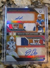 2023 Illusions Anthony Richardson  / Josh Downs Dual Rookie Jersey Auto Card /99